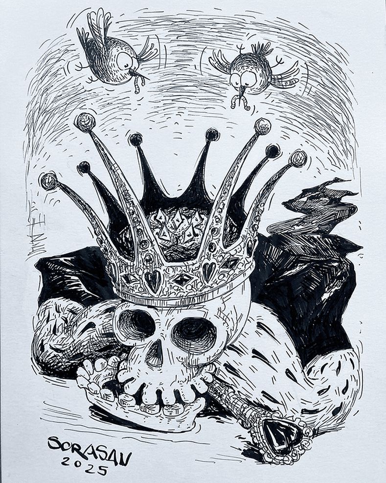 Inktober 2025 - Day 3 Crown