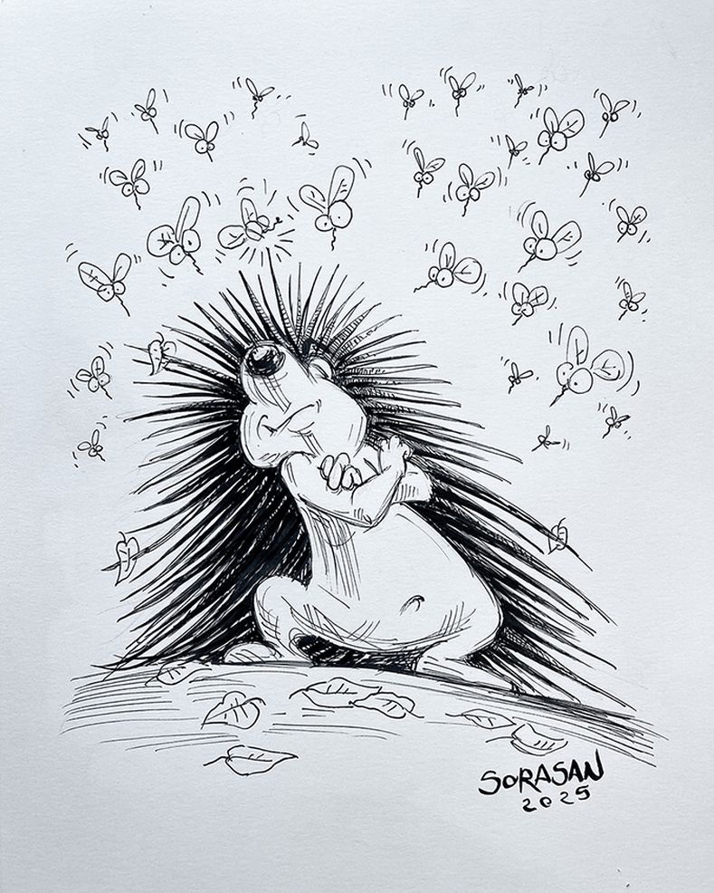 Inktober 2025 - Day 11 Sting