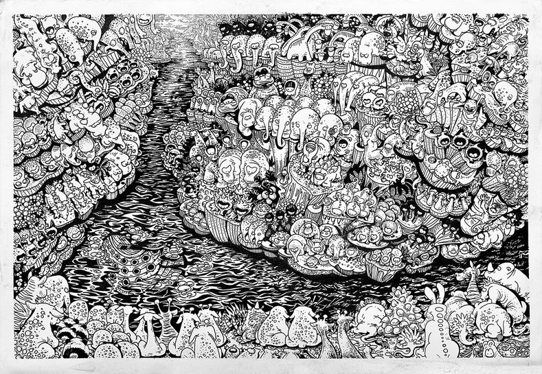 ink on paper
